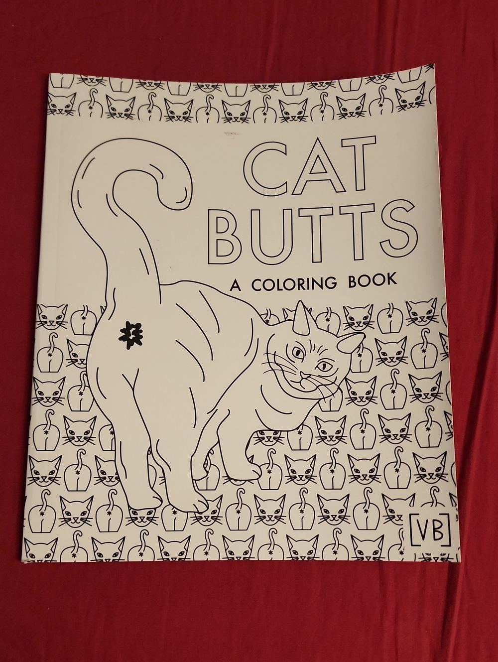 Cat Butts Colouring Book